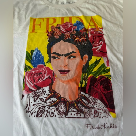 Frida Kahlo Short Sleeve Graphic Tee by Jerry Leigh of California, Inc. - XXL - Picture 2 of 8